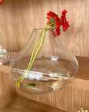 Vaso Decorativo Noema em Murano Transparente – 35 cm