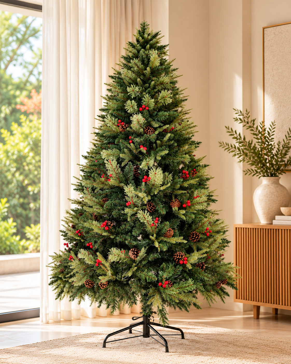 Árvore de Natal Mônaco Verde Mix Decor – 180cm (720 Galhos)