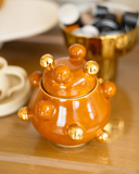 Caixinha Bruxelas Ouro Alternado - Ocre