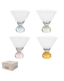 Conjunto de Taças de Sobremesa Vibrance – Transparente (4 peças)