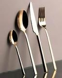 Faqueiro 4 Peças Firenze – Aço Inox Dourado