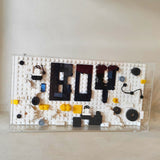 Caixa Acrílico Lego Boy Pieces