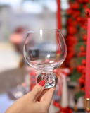 Conjunto Taças de Vinho Bubbly Transparente – 4 Peças – 610ml