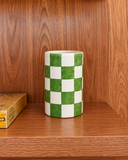 Vaso Urban Chess Pequeno em Cerâmica - Verde