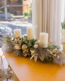 Porta Vela Natalino Decorado - 26cm