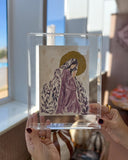 Quadro Aquarela Calmaria em Acrílico - 25x20cm