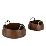 Centro de Mesa Siena Wood em Madeira