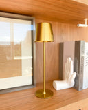 Luminária de Mesa Solenne Metal Dourado - 38cm