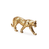 Escultura Leopardo em Poliresina - 7 x 14 cm