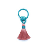 Porta-guardanapo rosê e tiffany