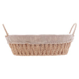 Cesta Oval com Forro em Tecido