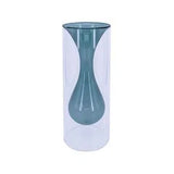 Vaso verde duas camadas - 20 cm