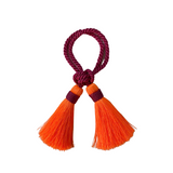 Porta-guardanapo Tassel Rosa e Laranja